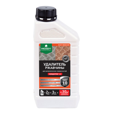 Удалитель ржавчины концентрат 1л (1:2)  PROSEPT RUST REMOVER 023-01; 11609078