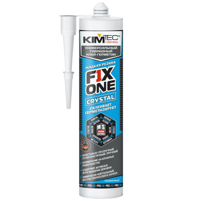 Клей-герметик KIM TEC  FIX ONE MS   прозрачный 290мл  03-04-05; 11608863