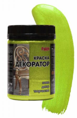 Краска декоратор акриловая PALIZH №157 хризолит, 0,25 кг; 11605831