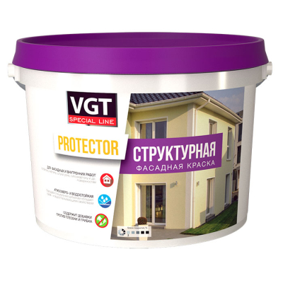 Краска структурная Protector 7кг VGT ; 11607712