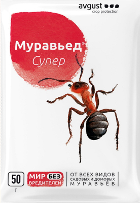 Инсектицид Муравьед Супер от садовых и домовых муравьев 50г; 11606491