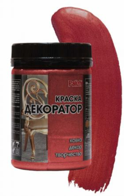 Краска декоратор акриловая PALIZH №156 красная медь, 0,25 кг; 11605830