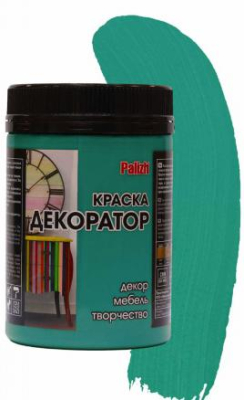 Краска-колер акриловая PALIZH №114 ярко-бирюзовая, 0,32 кг; 11597171