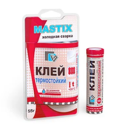 Клей-холодная сварка Термостойкий +250°C МС0106   MASTIX; 11589534