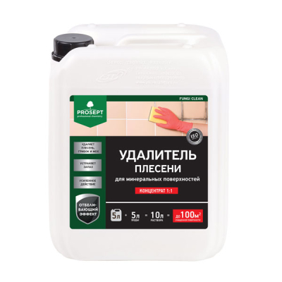 Удалитель плесени концентрат 5 л (1:1)  PROSEPT FUNGI CLEAN 019-5; 11608999