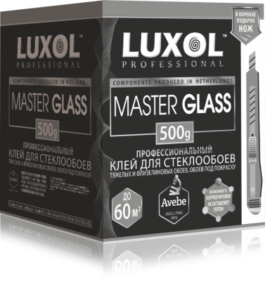 Клей обойный LUXOL MASTER CLASS стеклообои  Professional  500гр; 11608238