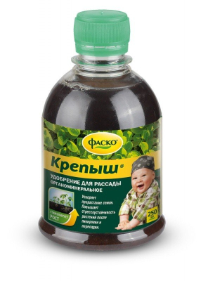Жидкое удобрение Крепыш для рассады, органоминеральное ФАСКО, 250мл; 11588032