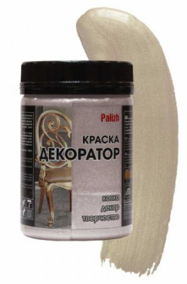 Краска декоратор акриловая PALIZH №150 кремовый жемчуг, 0,25 кг; 11605824