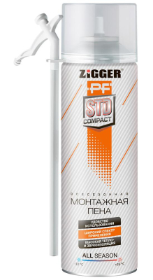 Пена БЫТОВАЯ всесезонная 460г ZIGGER PF STD COMPACT 01-03-35; 67690