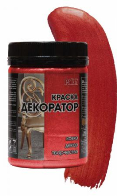 Краска декоратор акриловая PALIZH №154 богемский рубин, 0,25 кг; 11605828