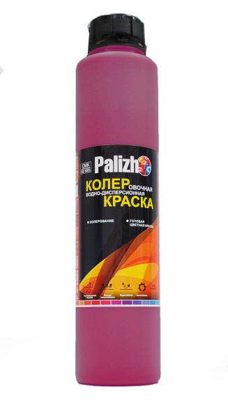 Краска колеровочная PALIZH №522 бордовый 0,75л; 11603607