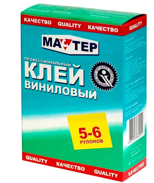 Клей обойный  QUALITY  Мастер  спец.винил 200гр; 54032