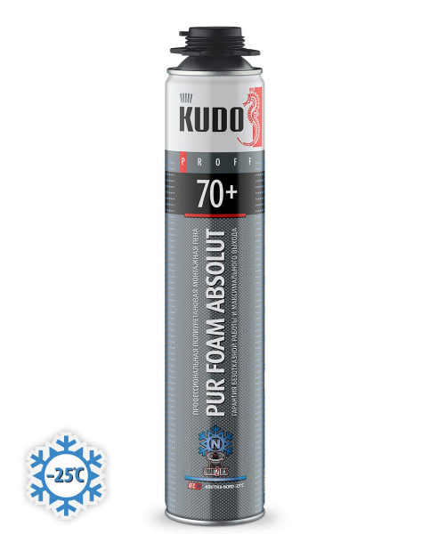 Пена монтажная ПРОФ  ABSOLUT KUDO PROFF 70+ ARKTIKA NORD -25*С  1000мл; 11605558