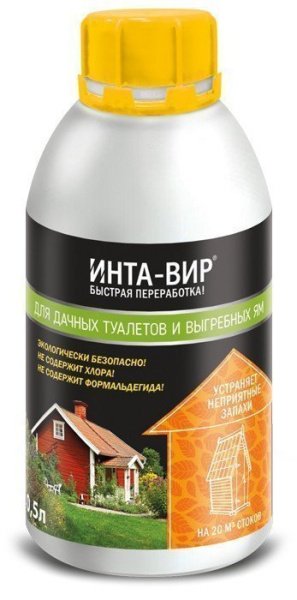 Средство для дачного туалета Инта Вир  0,5л; 11596330