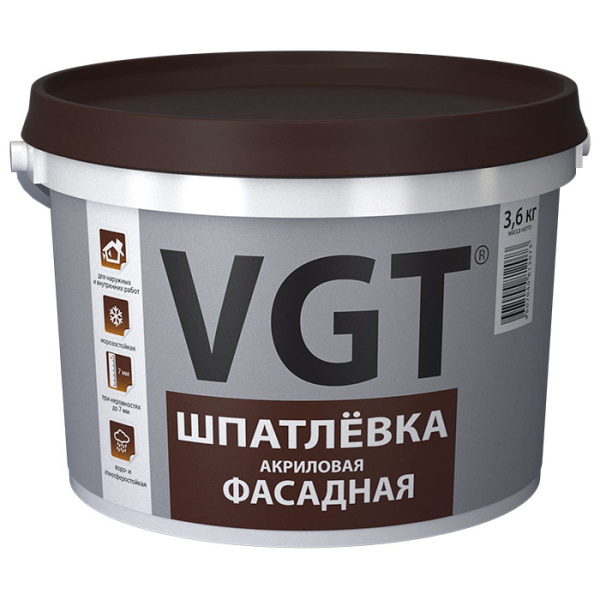 Шпатлевка VGT фасадная