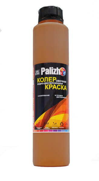 Краска колеровочная PALIZH №507 коричневый 0,75л; 11603604