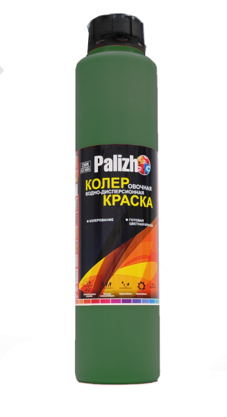 Краска колеровочная PALIZH №514 темно-зеленый 0,75л; 11606001