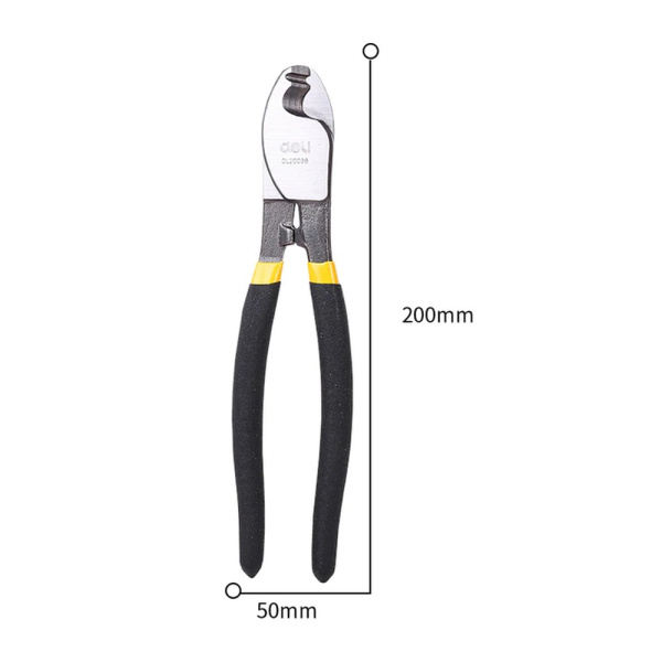 Кабелерез 210мм, максимальный диаметр реза 10 мм Deli DL20038; 11608979