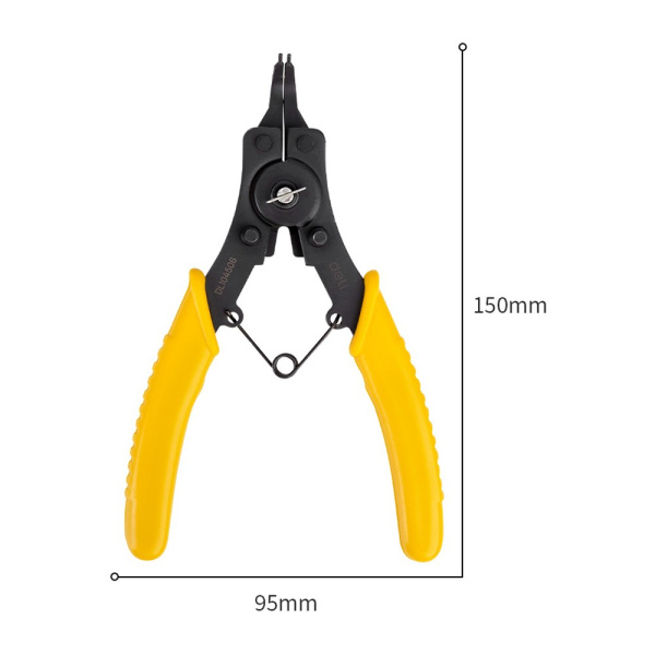 Съемник стопорных колец 4-в-1  Deli DL104506 150мм; 11608579