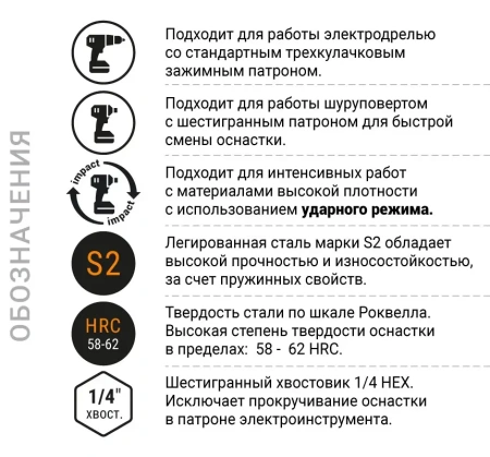 Бита torsion  Pz2-25, E6.3, 2шт NOX STRONG (337225-2); 11613991