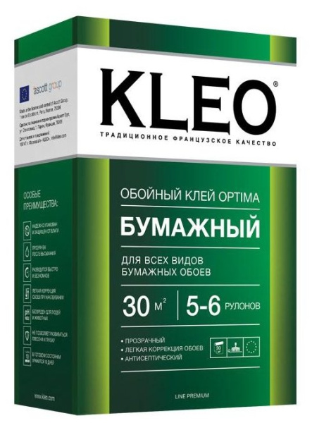 Клей обойный KLEO стандарт  0.12кг;  22217