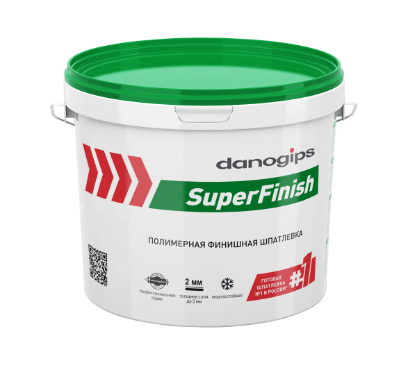 Шпаклевка универсальная DANOGIPS SUPER FINISH Sheetrock  5кг/3л;  57528