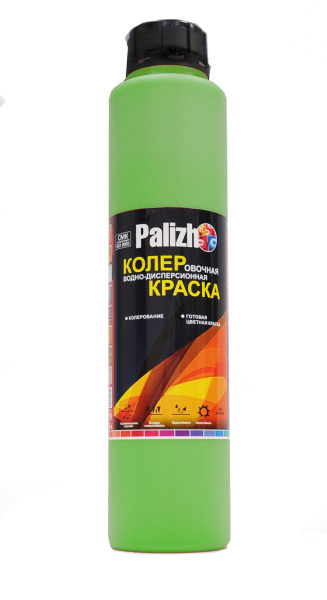 Краска колеровочная PALIZH №512 салатовый 0,75л; 11603606