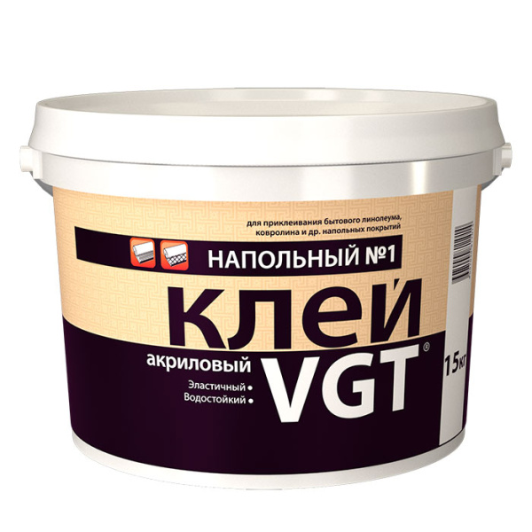 Клей VGT акриловый напольный № 1 эконом